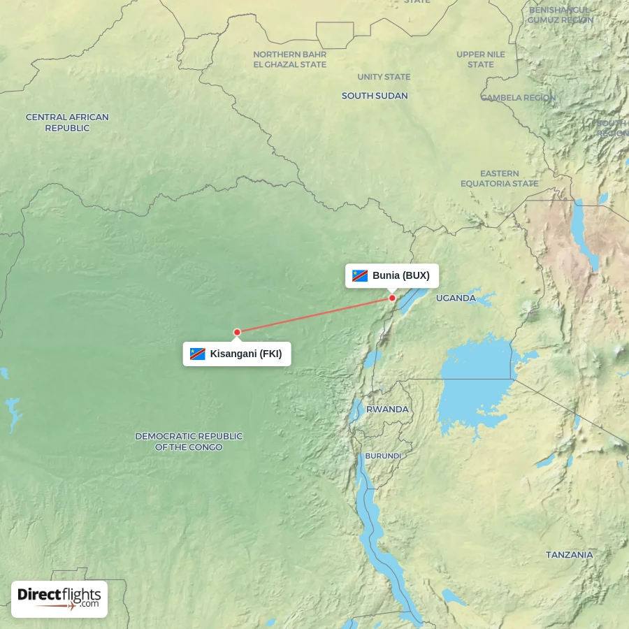 FKI - BUX route map