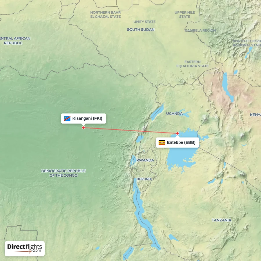 FKI - EBB route map