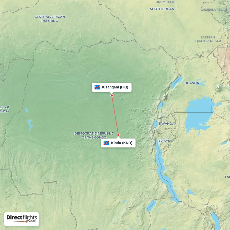 FKI - KND route map