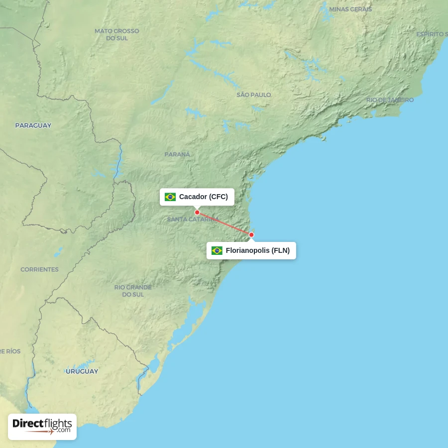 FLN - CFC route map