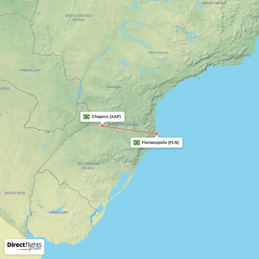 FLN - XAP route map