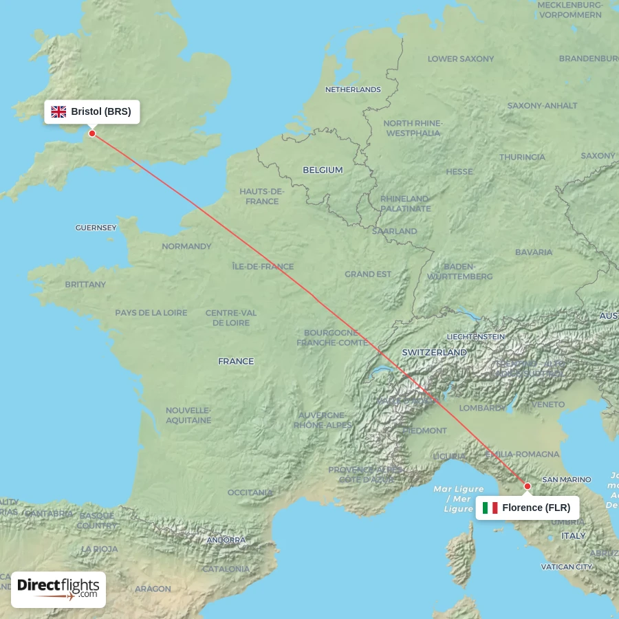 FLR - BRS route map