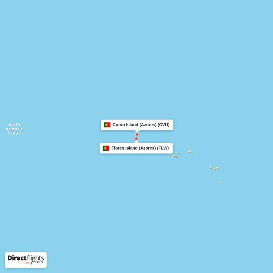 FLW - CVU route map