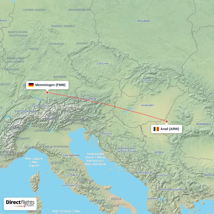 FMM - ARW route map