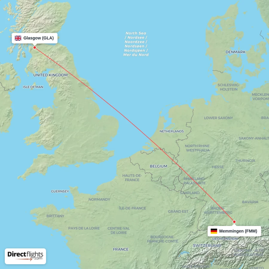 FMM - GLA route map