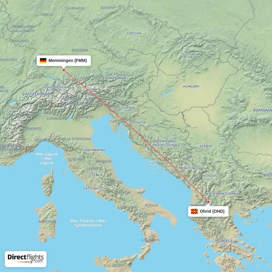 FMM - OHD route map