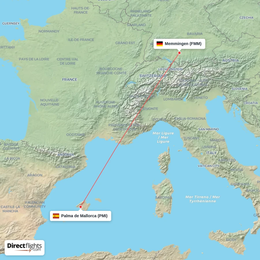 FMM - PMI route map