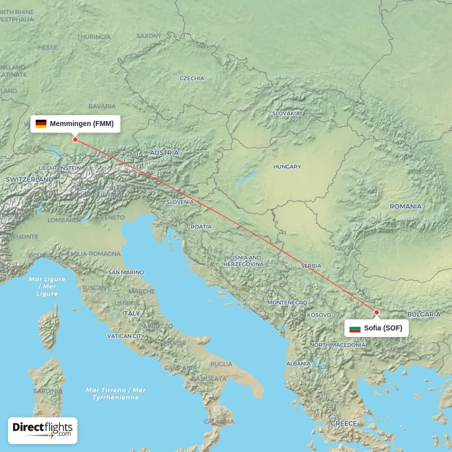 FMM - SOF route map