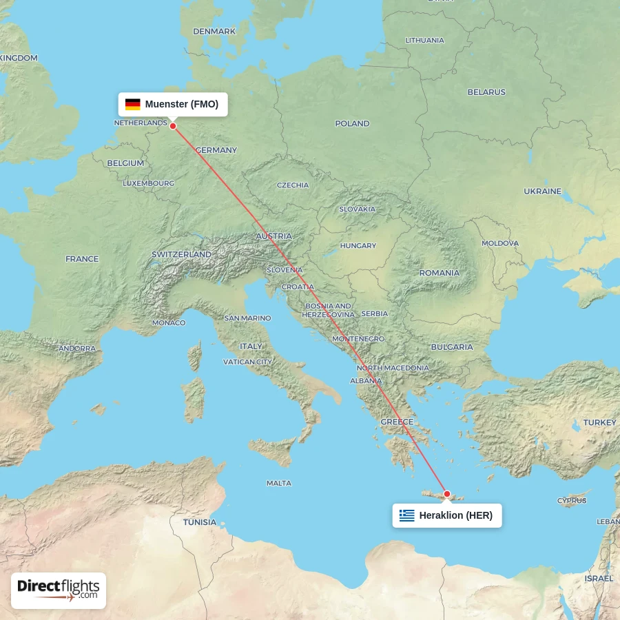 FMO - HER route map