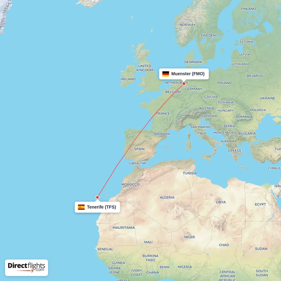 FMO - TFS route map