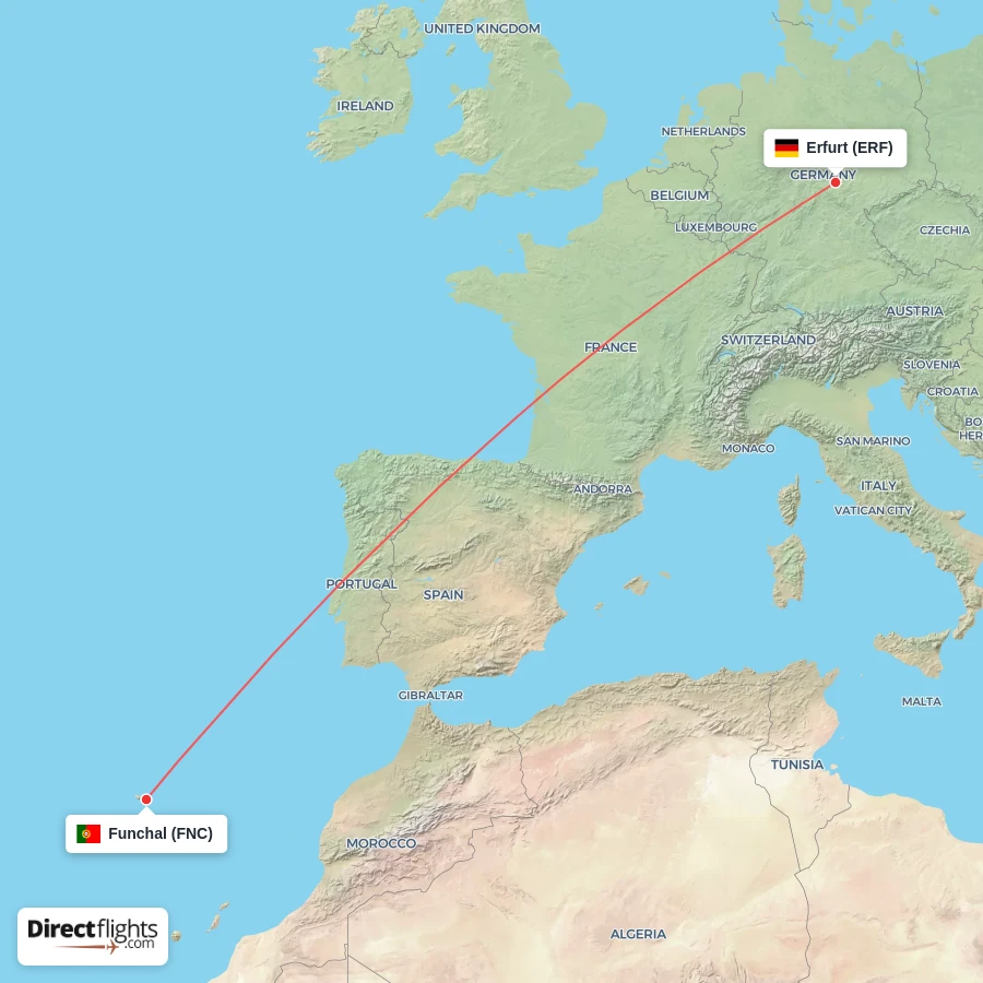 FNC - ERF route map