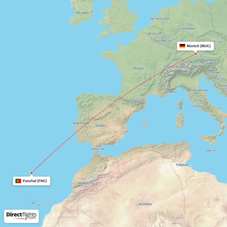 FNC - MUC route map