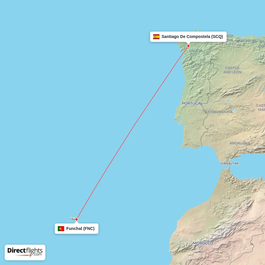 FNC - SCQ route map