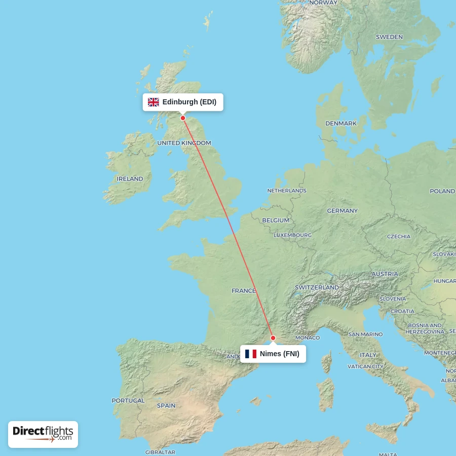 FNI - EDI route map