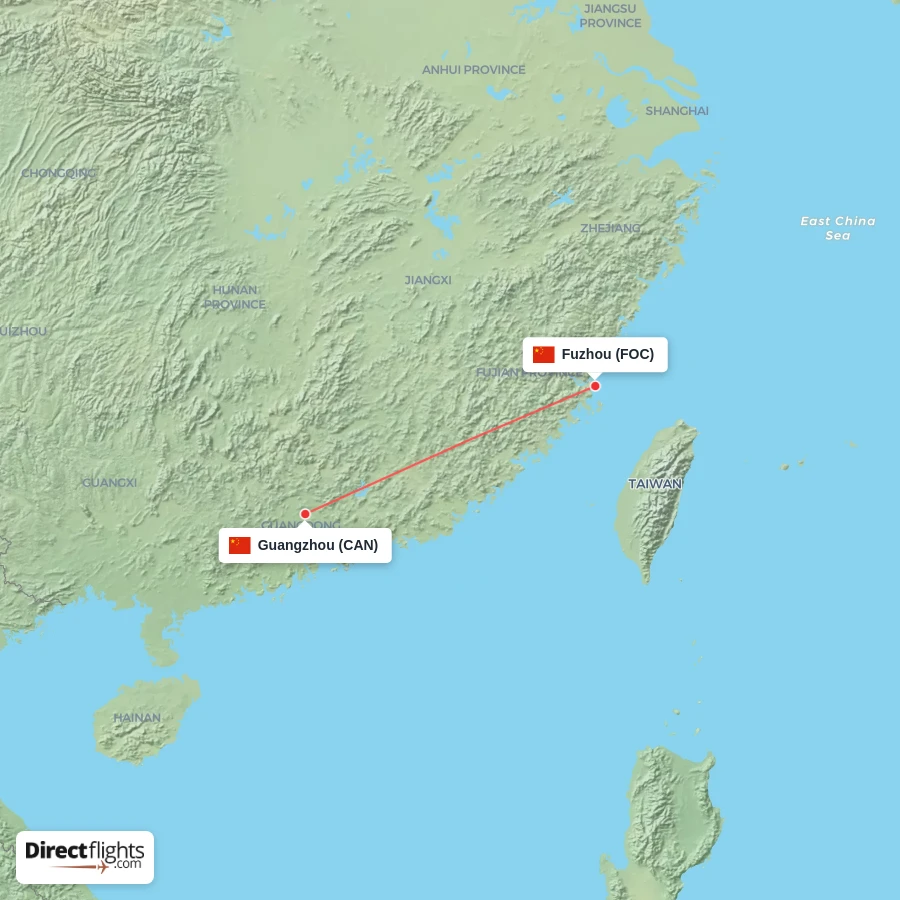 FOC - CAN route map
