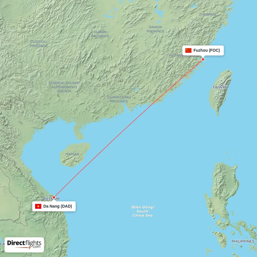 FOC - DAD route map