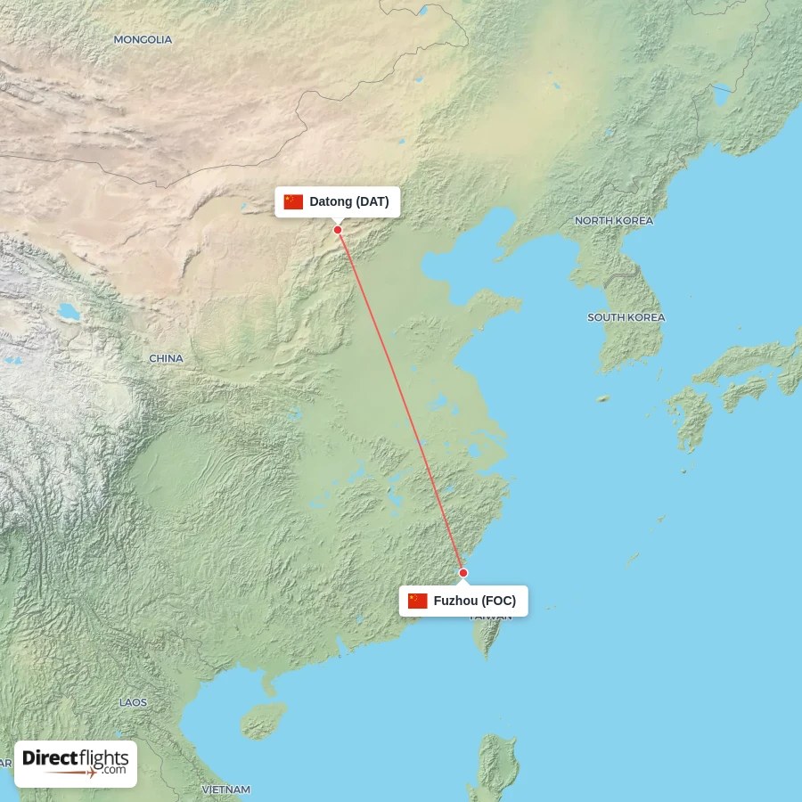 FOC - DAT route map