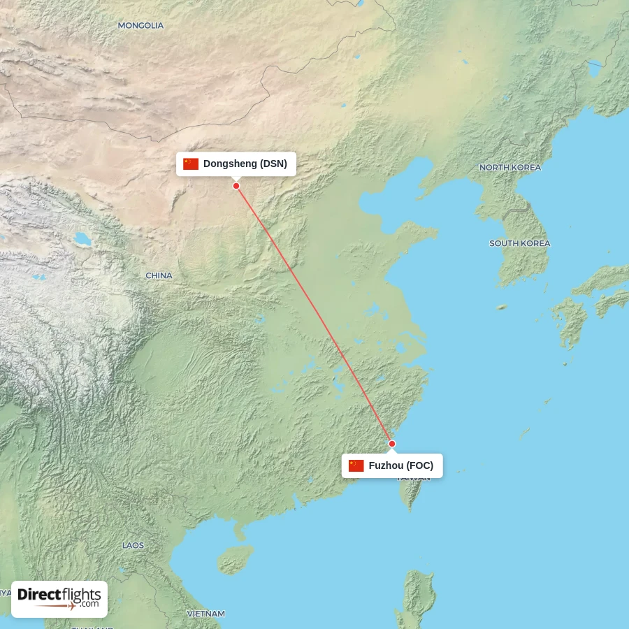 FOC - DSN route map