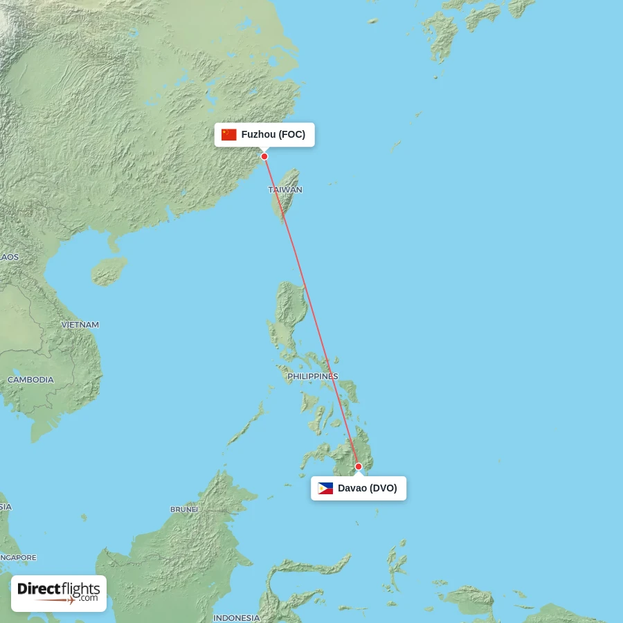 FOC - DVO route map