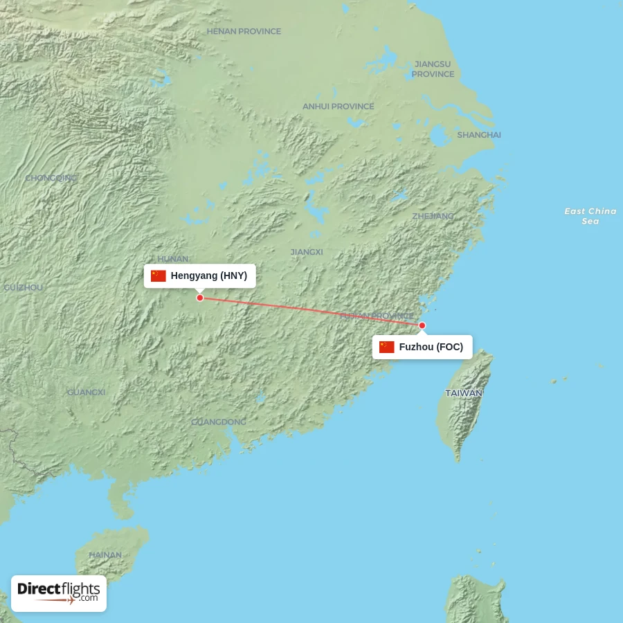 FOC - HNY route map