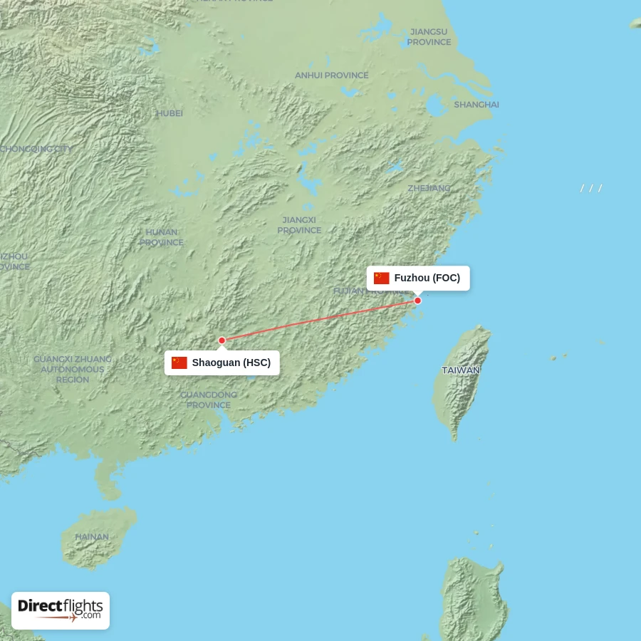 FOC - HSC route map