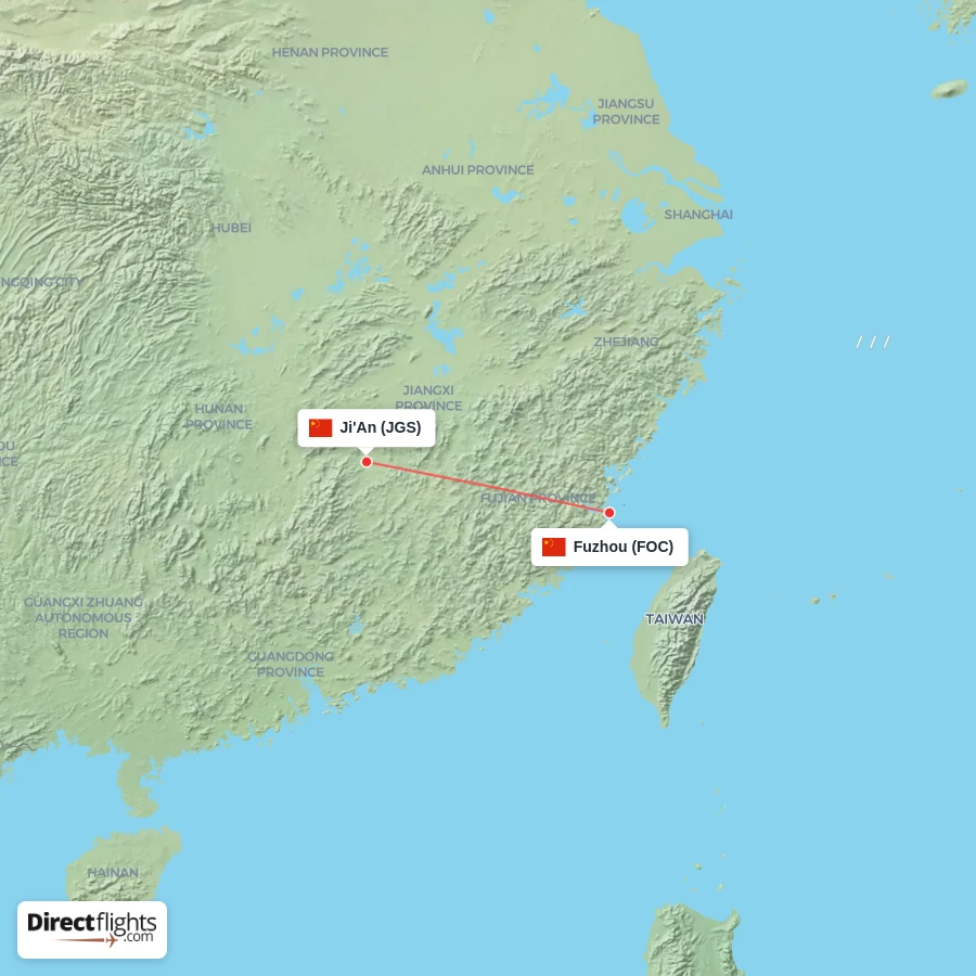FOC - JGS route map