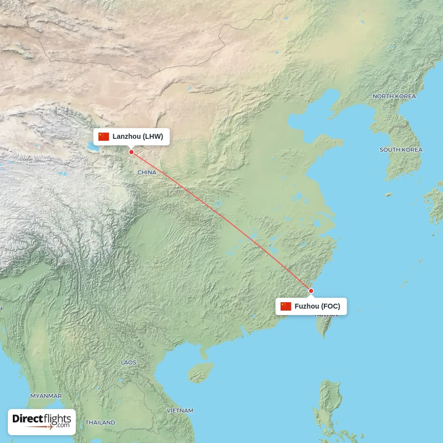 FOC - LHW route map