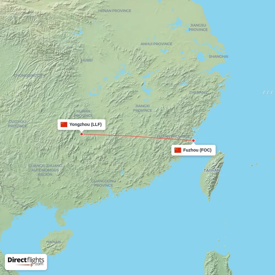 FOC - LLF route map