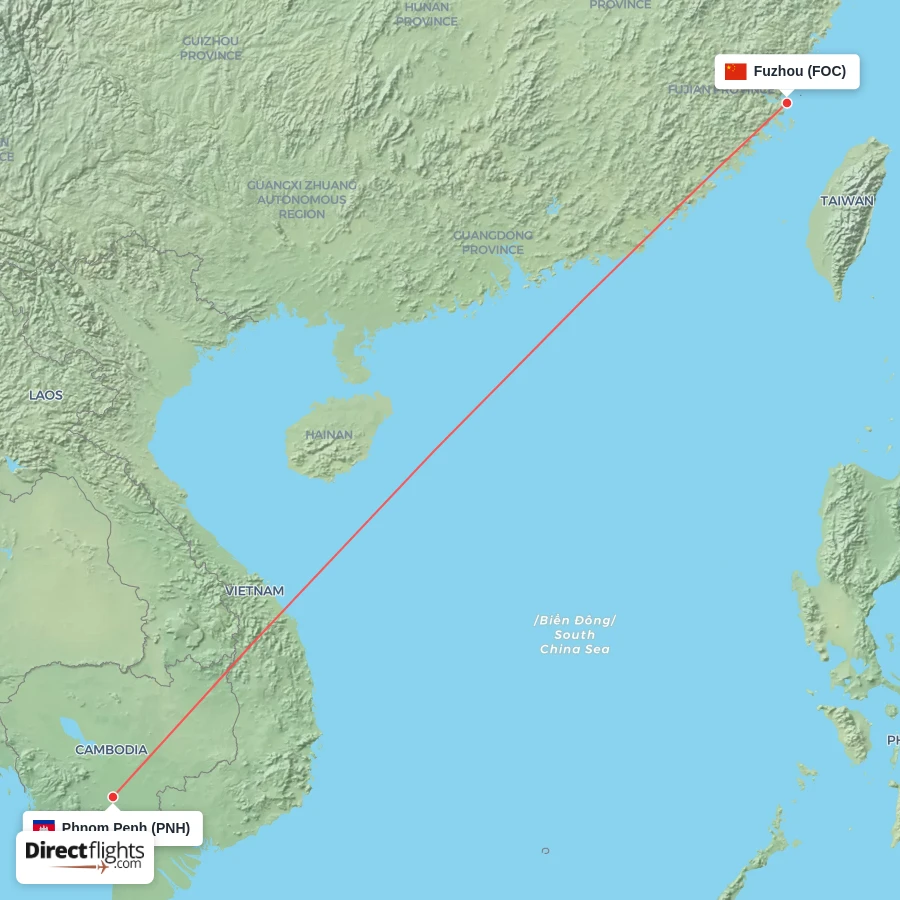 FOC - PNH route map