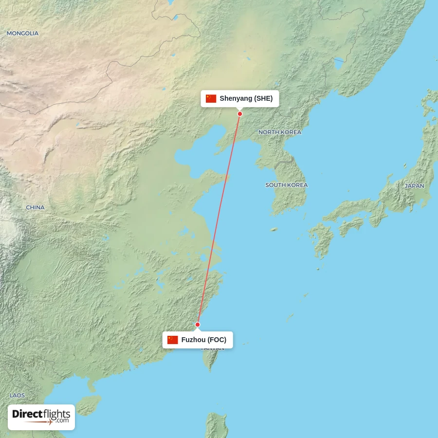 FOC - SHE route map