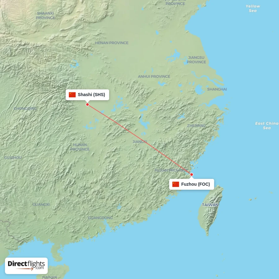 FOC - SHS route map