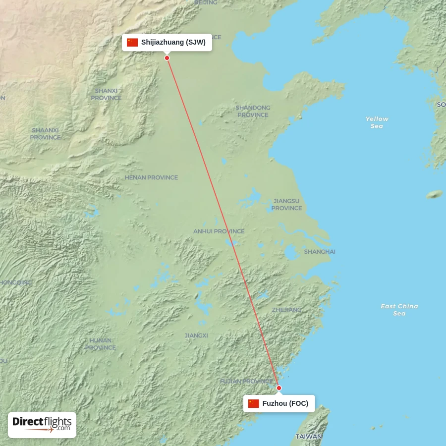 FOC - SJW route map