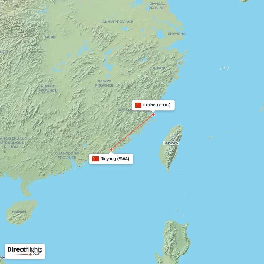 FOC - SWA route map