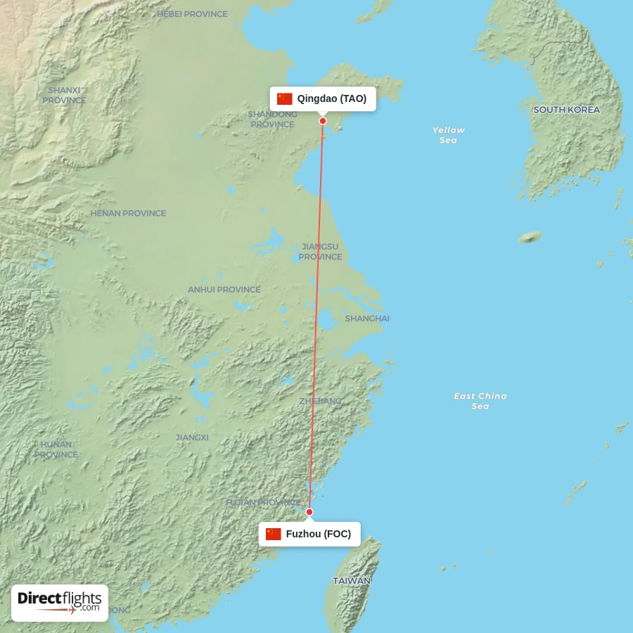 FOC - TAO route map
