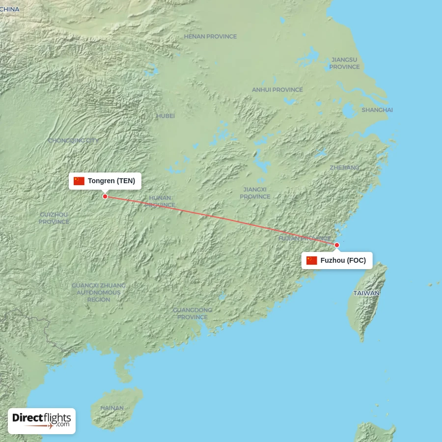 FOC - TEN route map
