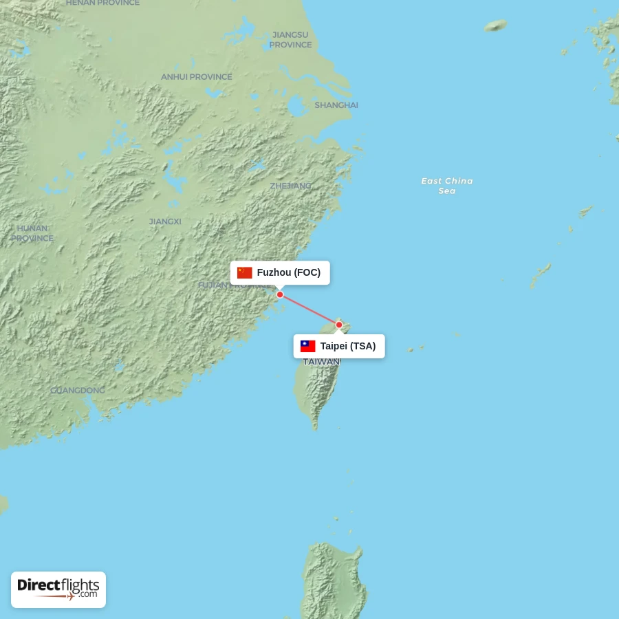 FOC - TSA route map
