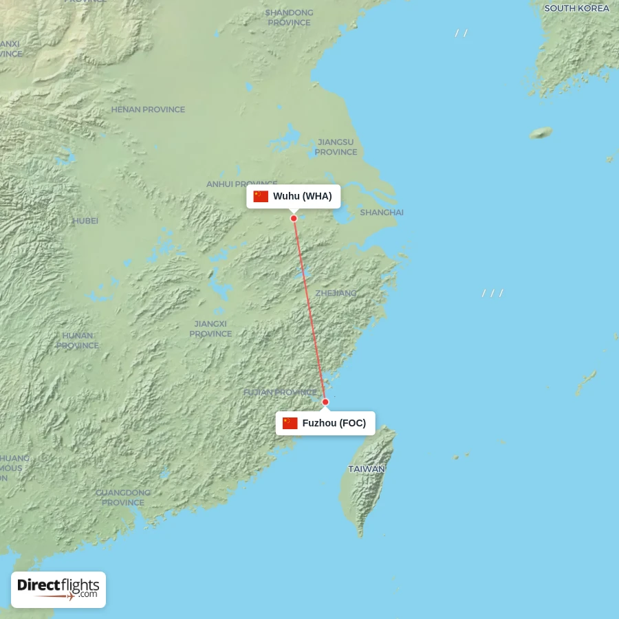 FOC - WHA route map