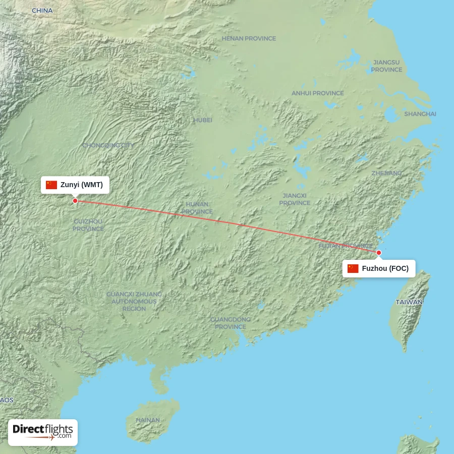 FOC - WMT route map