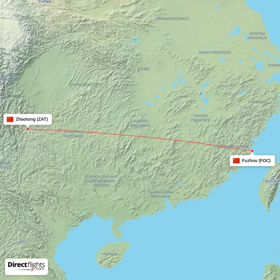 FOC - ZAT route map