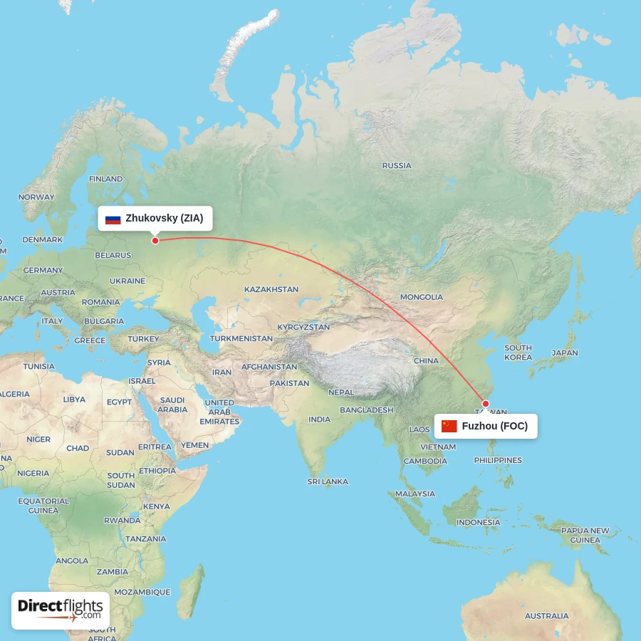 FOC - ZIA route map