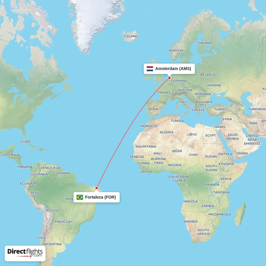FOR - AMS route map