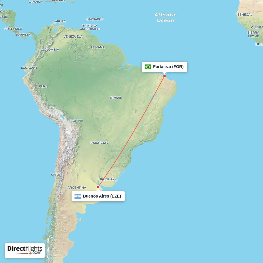 FOR - EZE route map
