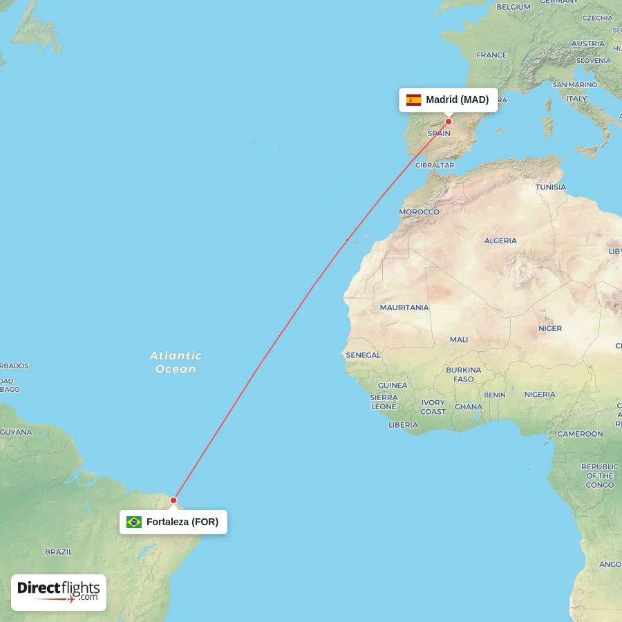 FOR - MAD route map
