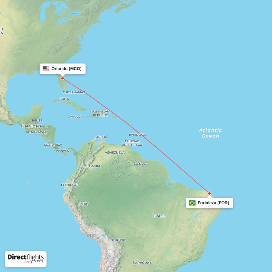 FOR - MCO route map