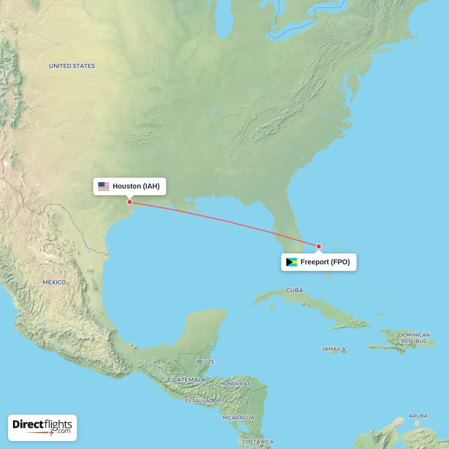FPO - IAH route map