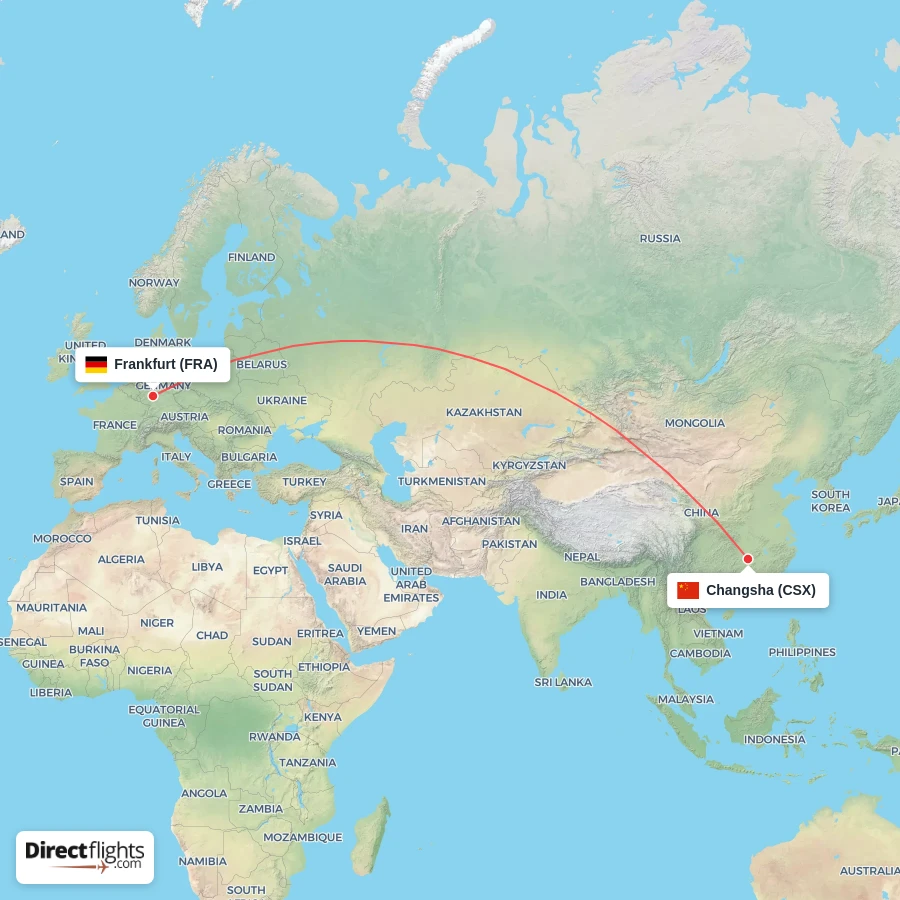 FRA - CSX route map