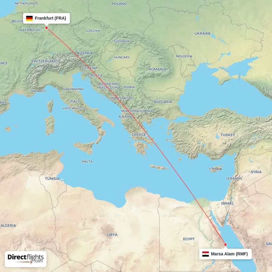 FRA - RMF route map