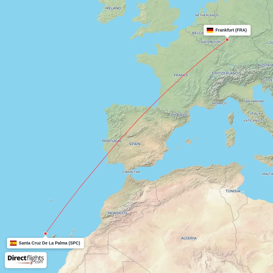 FRA - SPC route map