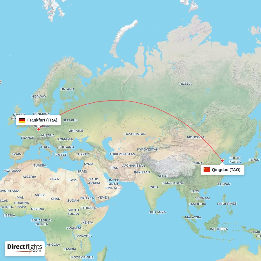 FRA - TAO route map