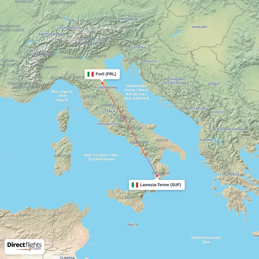 FRL - SUF route map